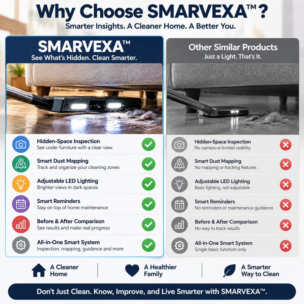 SMARVEXA™ Smart Under-Sofa Dust Mapping & Cleaning Access System