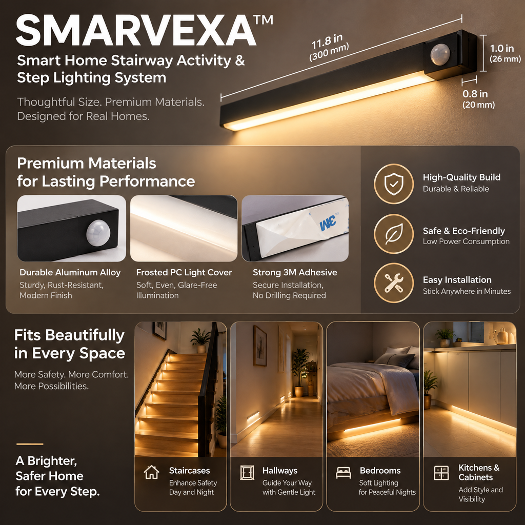 SMARVEXA 楼梯照明 concept product illustration