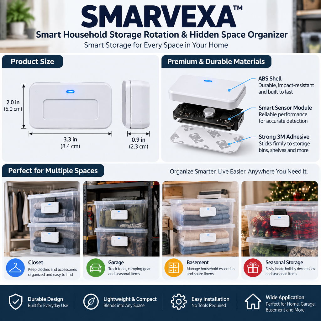 SMARVEXA 收纳箱 product concept illustration